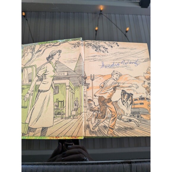 VTG Lassie and the Secret of the Summer – Hardcover Authorized TV Edition 1958 - Picture 3 of 12